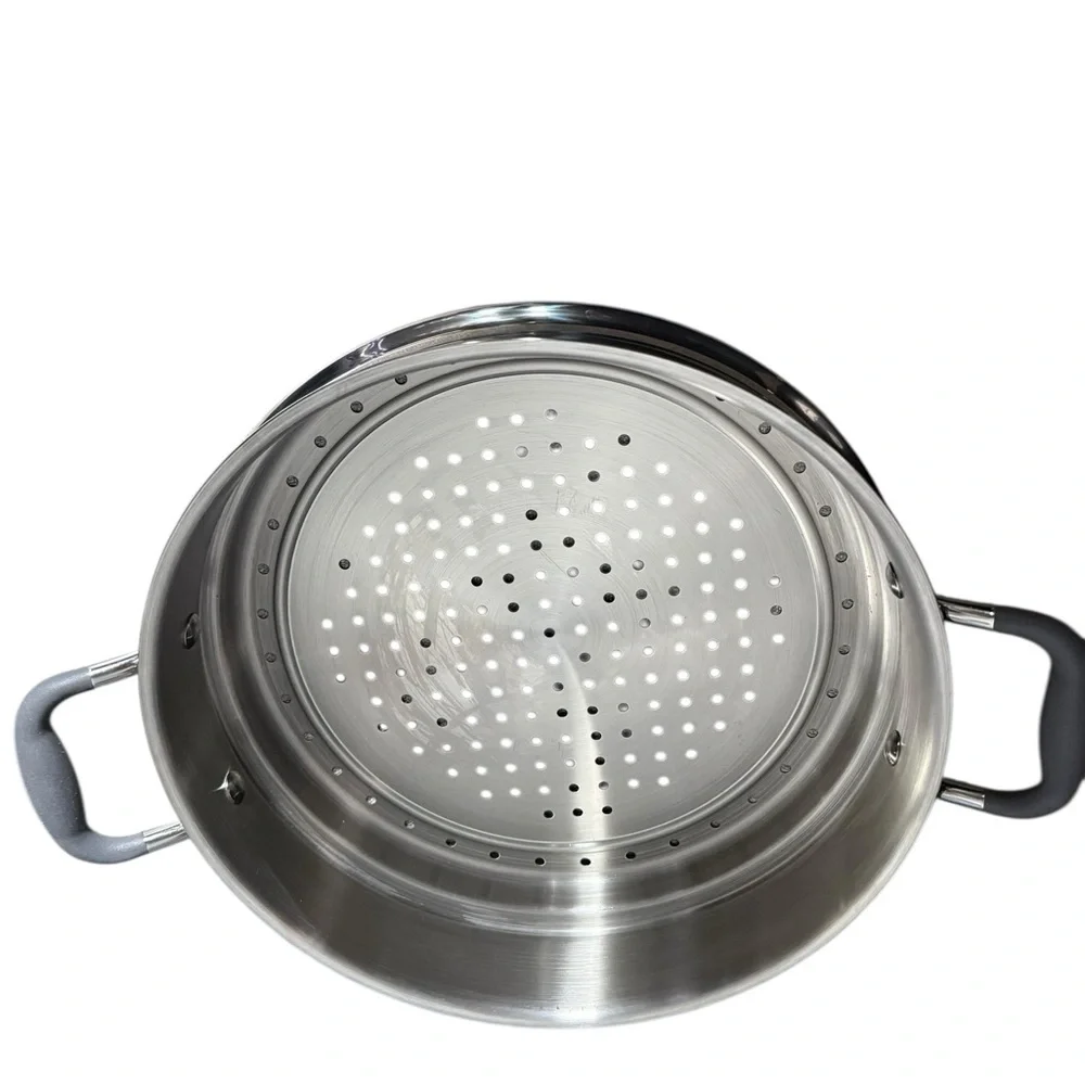 Pampered Chef 12” Stainless Steel Steamer Insert